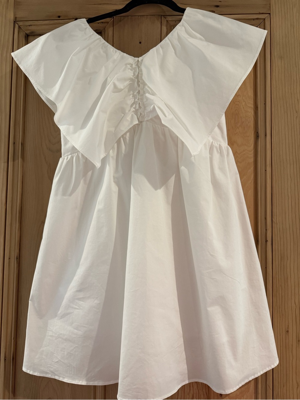 White Ruffled Dress